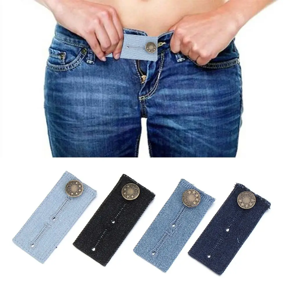 Denim Clothe Waisband Extender Adjustable Waist Extension Waist Extension Snap Fastener Sewing Accessories Flexible