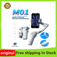 TOKQI M01 3-Axis Anti-Shake Handheld Gimbal Phone Stabilizer Foldable Holder Selfie Tripod with Fill Light for iPhone Smartphone