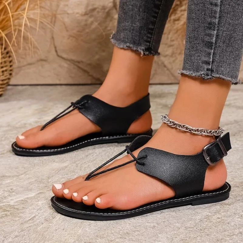 

Summer Sandals for Women Casual Beach Shoes Outdoor Women's Flips Flops Sandals Ladies Plus Size 42 43Flat Shoes Zapatos Mujer