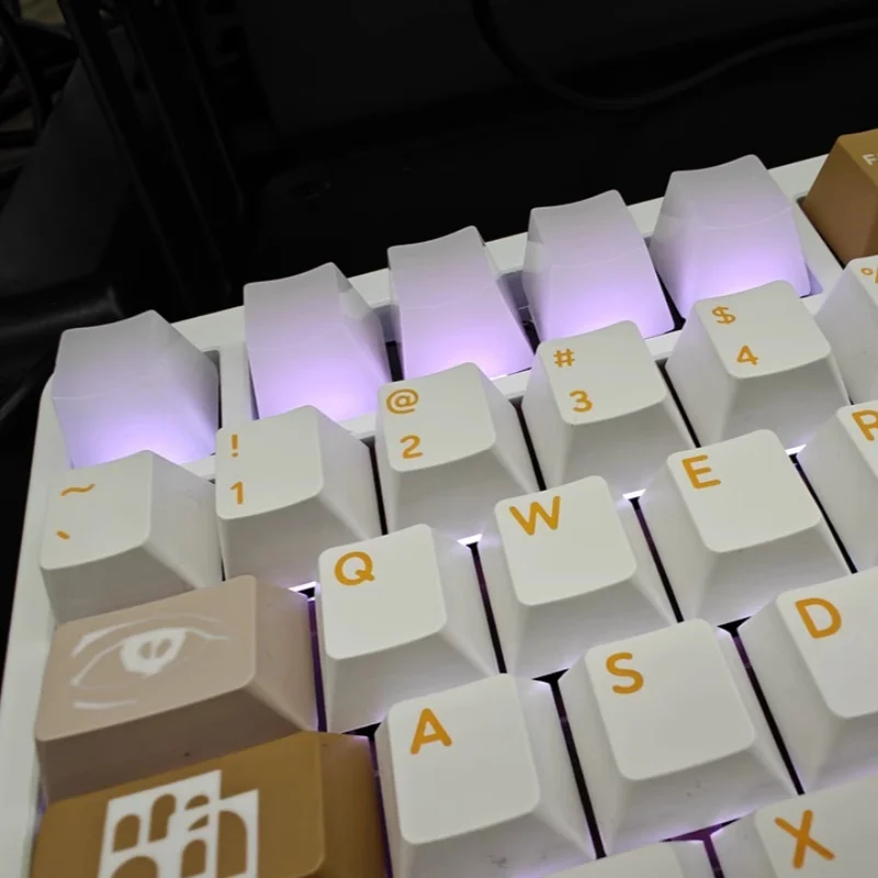 Imitation White Jade Keycap Resin Pure Original Oem Sa Cherry White 1pcs Personalized Customized Mechanical Keyboard Keycap Gift