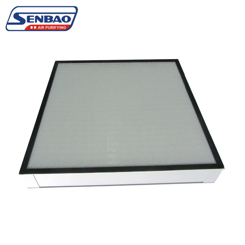 OEM Mini Pleated 0.3 Micron HEPA Filter H14 H13 610*610*69mm for FFU Fan Filter Unit Medium Grade for Hospital HVAC Cleanroom