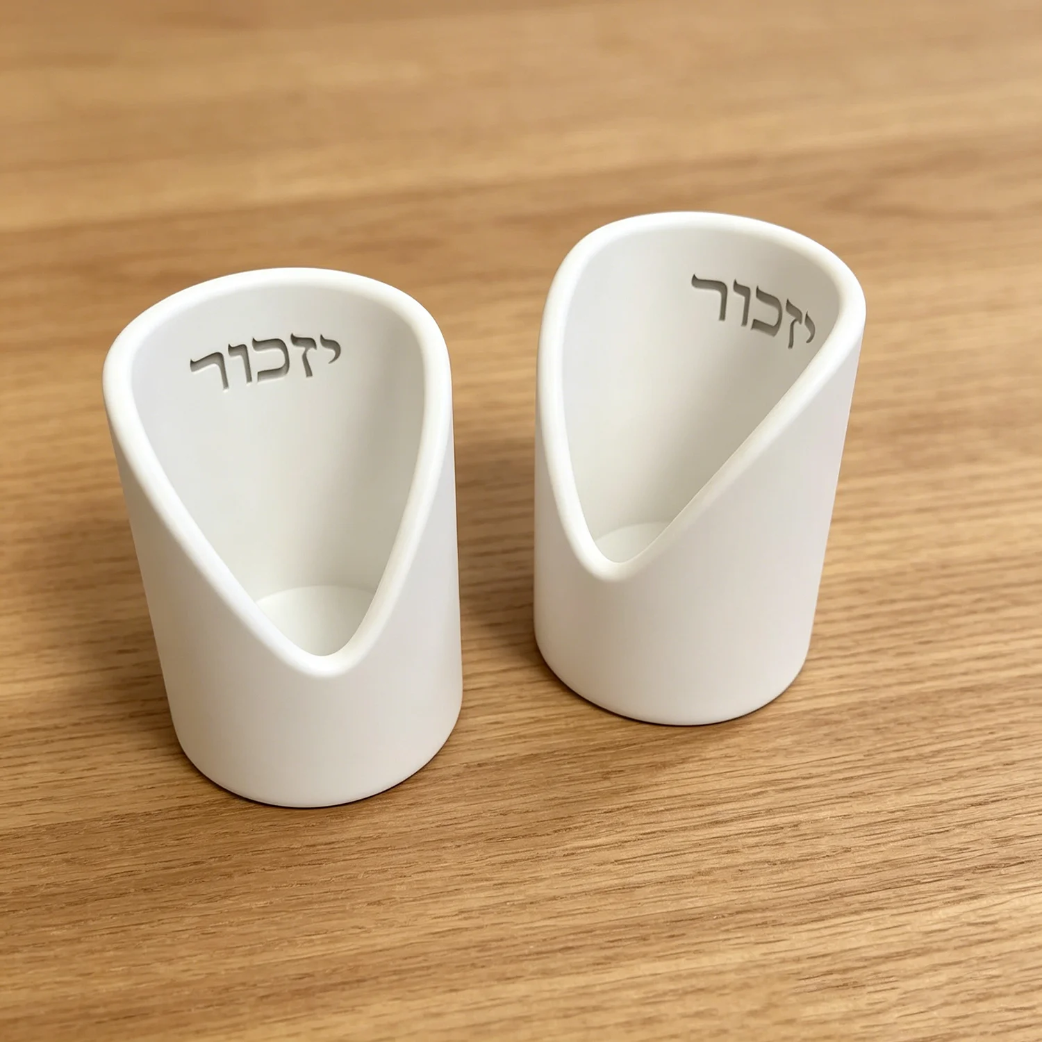 Silicone Mold For Yahrzeit Memorial Candle Holder, Jewish Ner Neshama Soul Candle Cup Casting Mold, Concrete Jesmonite Mould view 4