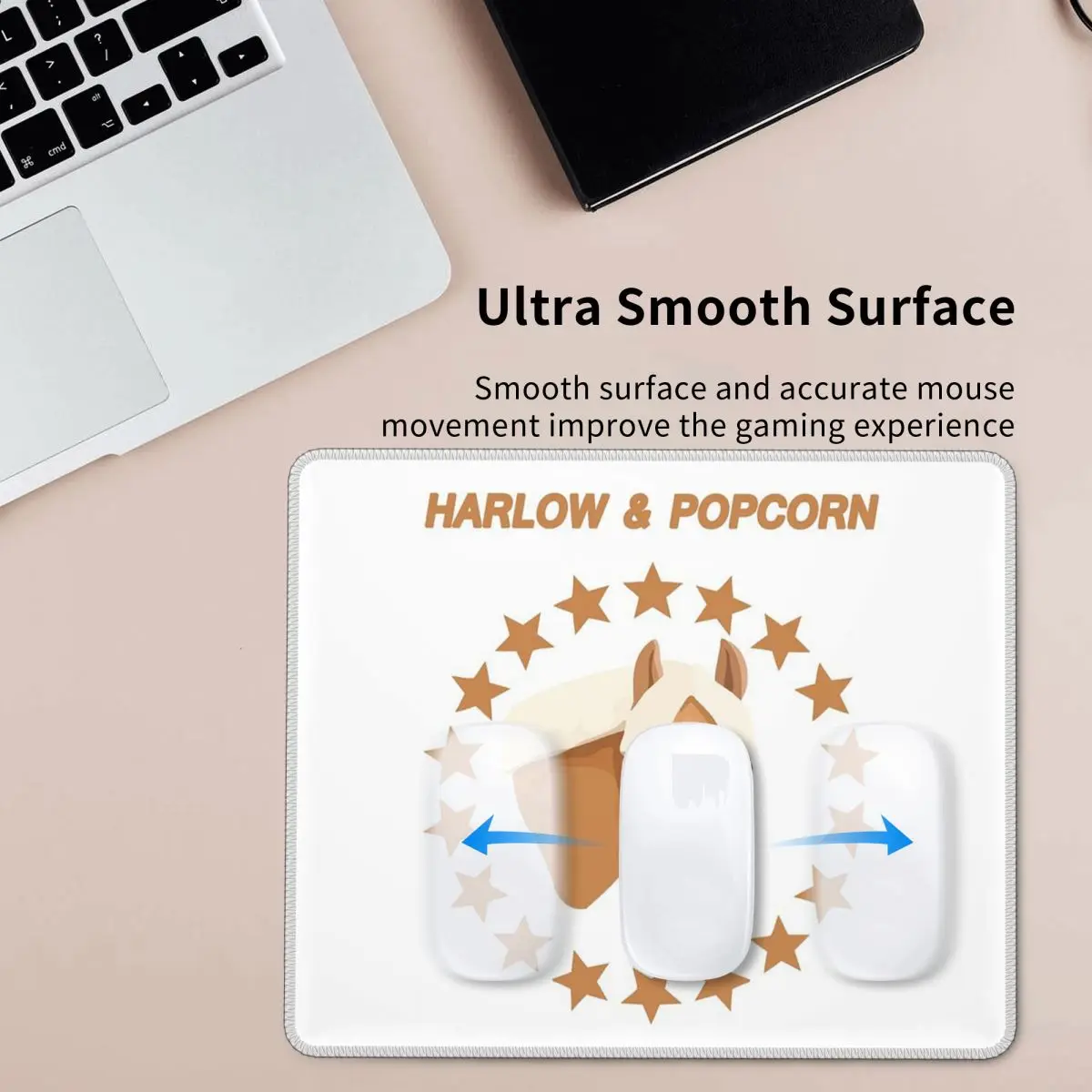

Harlow And Popcorn Merch Popcorn The Pony 1, коврик для мыши, компьютерная клавиатура, коврик для мыши, геймерский ПК, ноутбук, настольный коврик, офисные коврики для стола