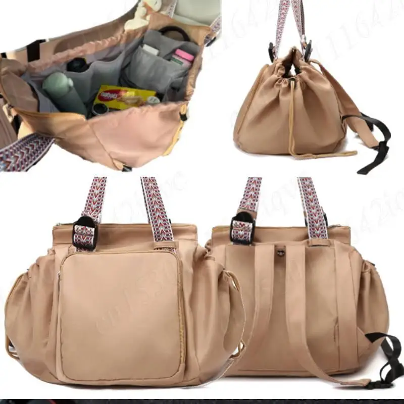 

Multifunctional Fashion Backpacks For Women Large Capacity Diaper Tote Quality Nylon Women Daypack Travel Sports Fitness Gym Bag