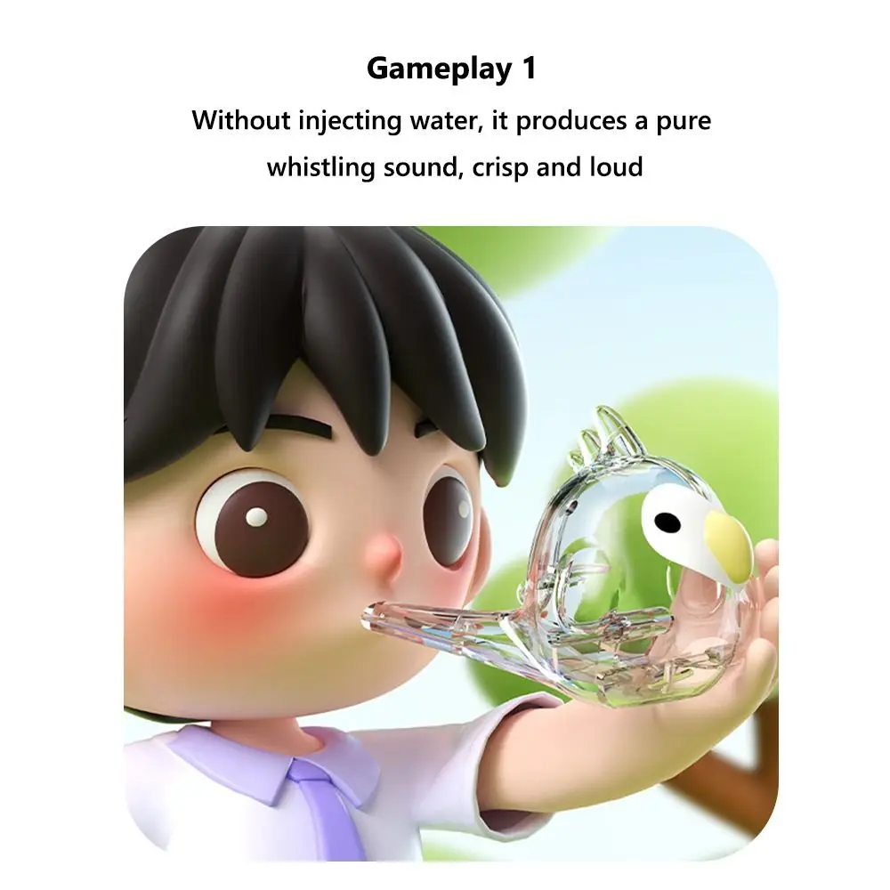 New Portable Water Bird Whistle Funny Multi-function Water Bird Water Injection Whistles Pronunciation Toy Baby Toy