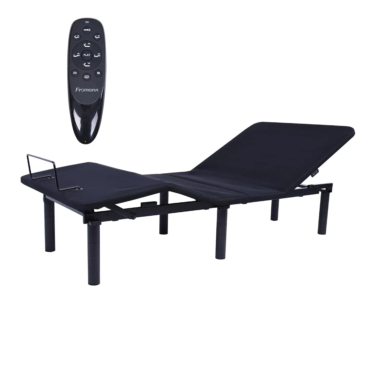 Adjustable Twin XL Bed Base With Wireless Remote, USB Ports, Zero Gravity, LED Lighting, Synchronization Connector, Customized