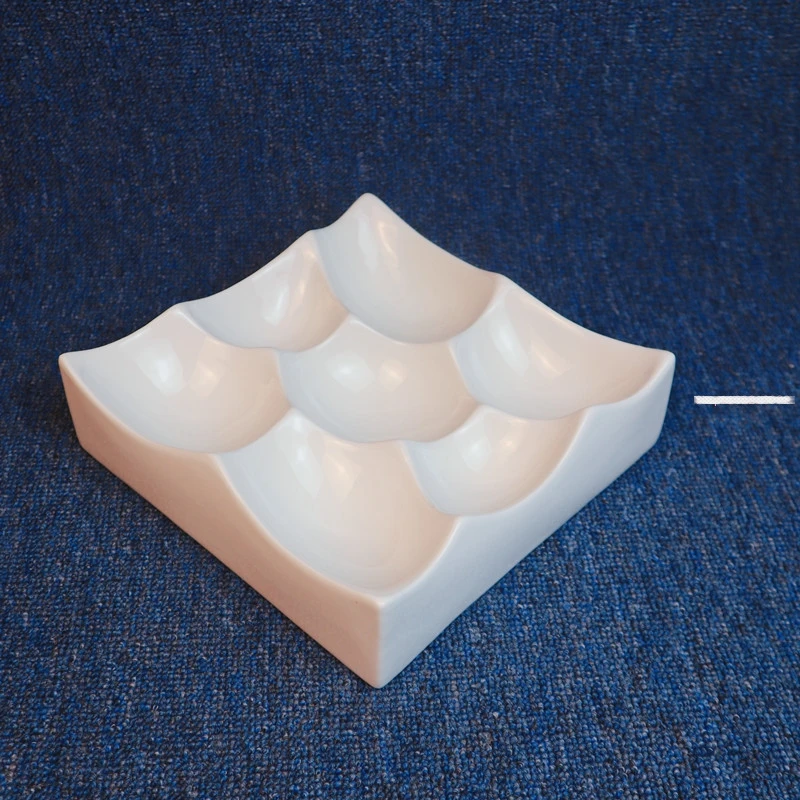 

Special-shaped Ceramic Honeycomb Insulation Plate Molecular Cuisine High-end Hotel Fruit Sushi Kitchen Tableware