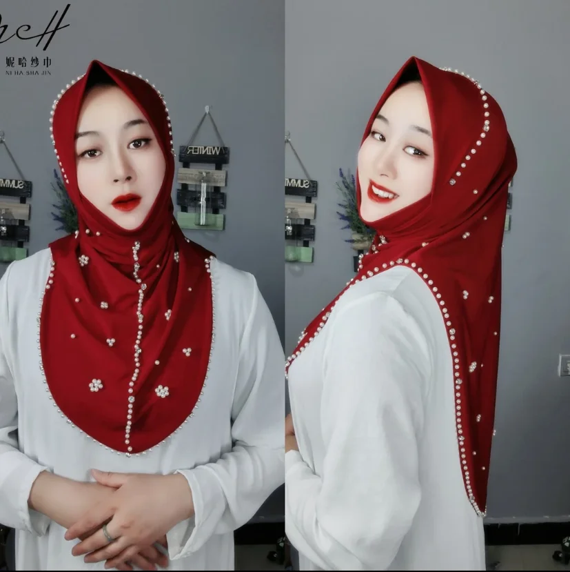 Long Muslem Clothing Instant Convenient Women Hijab