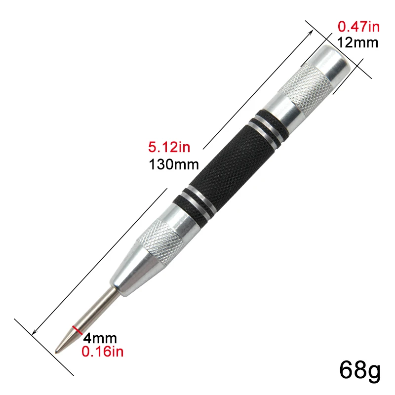 2 szt. Czarno-biały dziurkacz 128 mm automatyczny lokalizator sprężyn 155 mm szklany dziurkacz pozycjonujący akcesoria do narzędzi do wykrawania