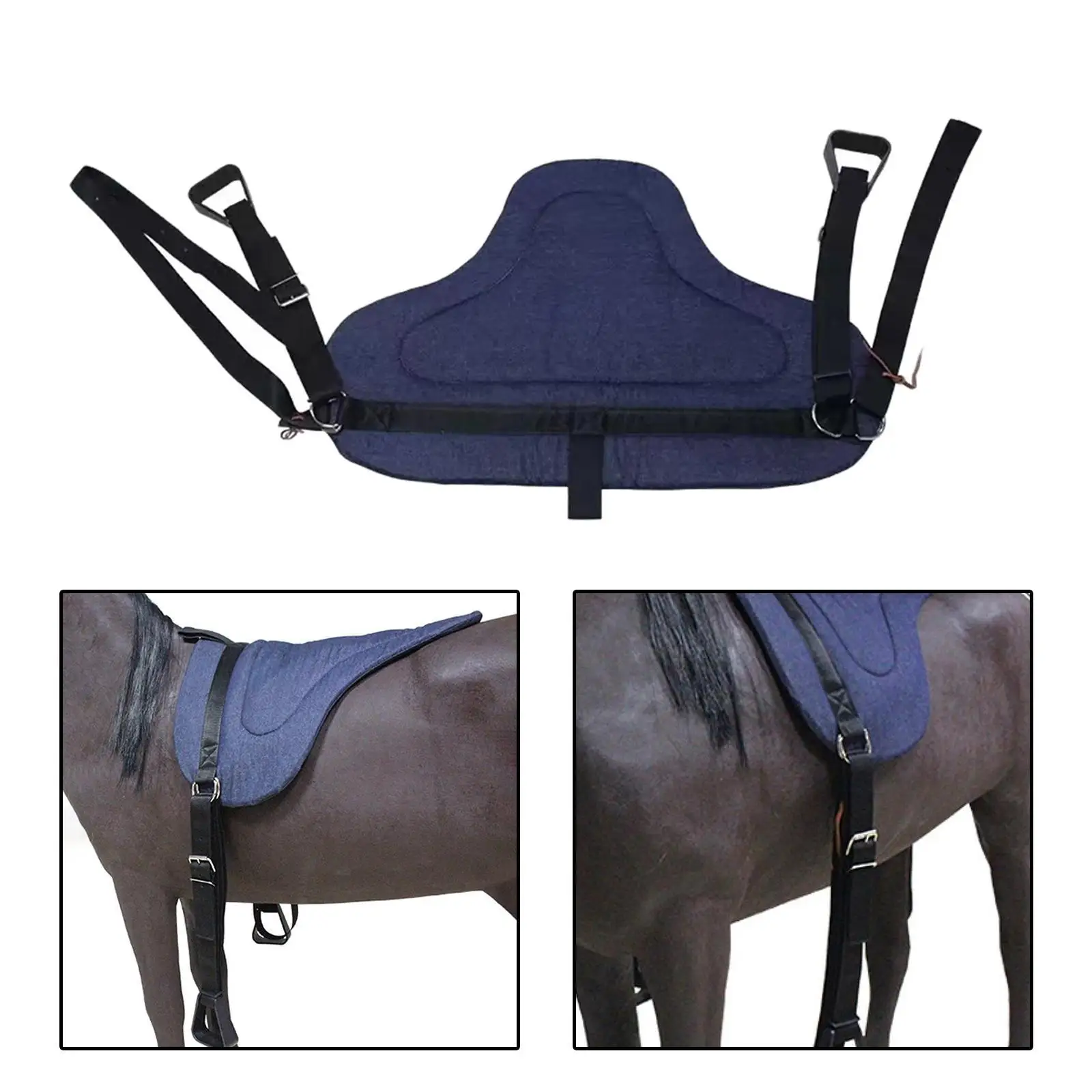 

Saddle Pad Comfort Portable Thickened Padding Outoor Sports Horse Riding Pad