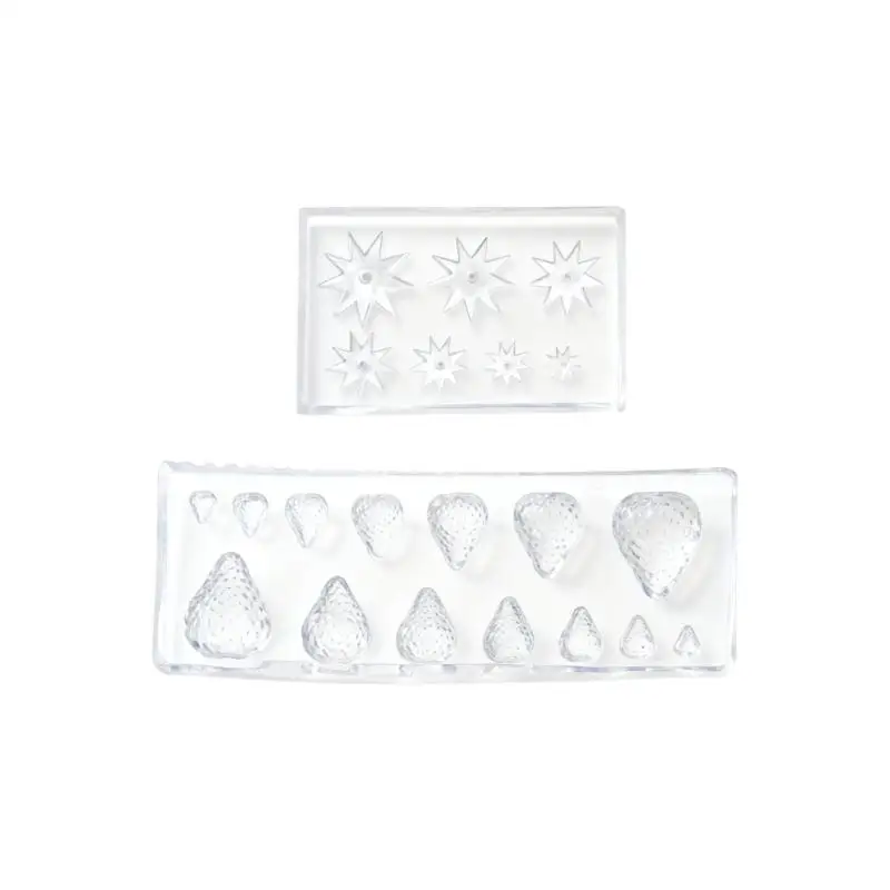 

31BB многофункциональная силиконовая форма для клубники с гибким телом для проектов ремесел из смолы