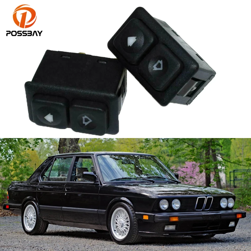 Car Black Power Window Switch for BMW E23 E24 E28 E30 L6 M5 535i 325is 318i 318is M6 M3 635CSi 528e 325iX 325i 325es 325e 325