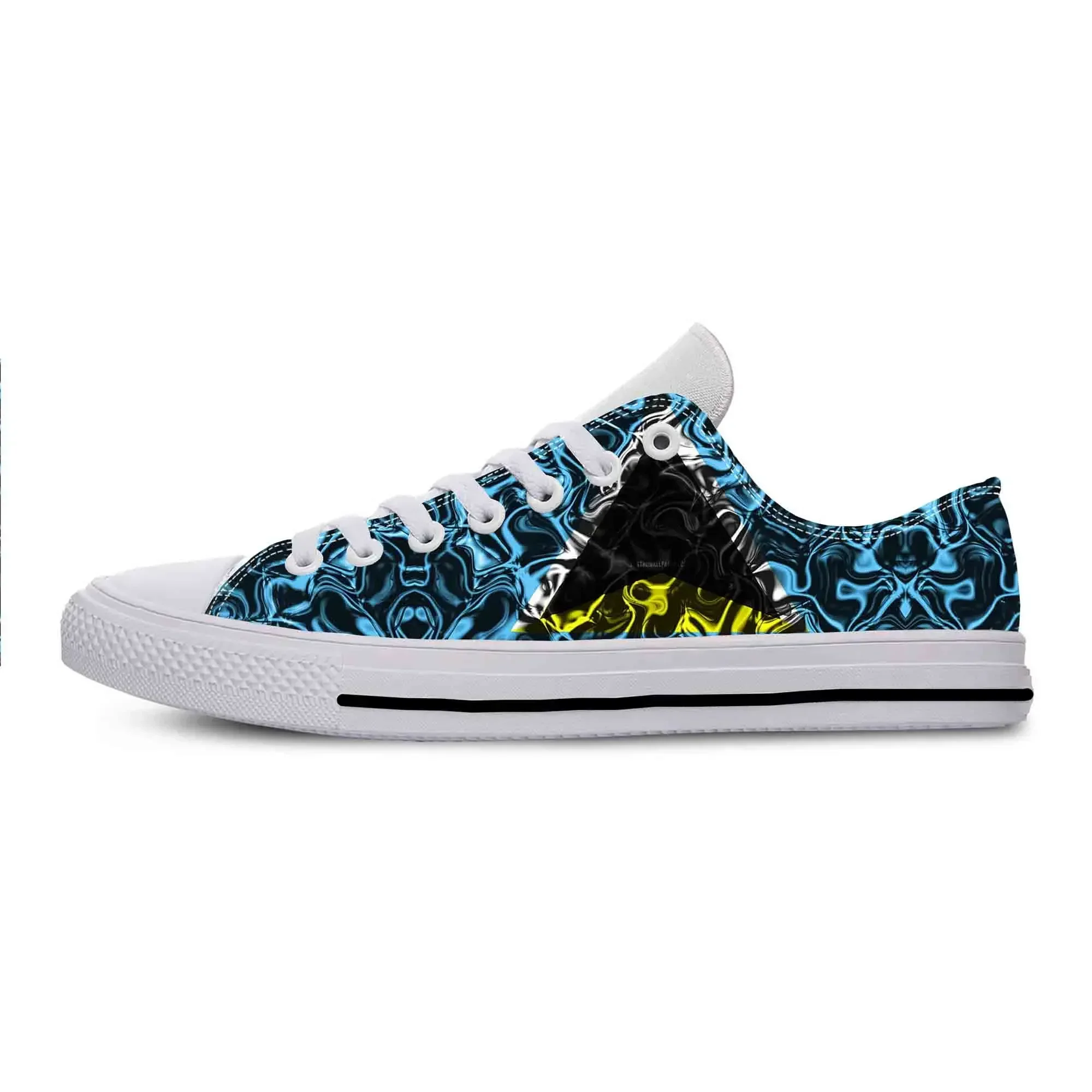 Saint Lucia Lucian Flag Patriotic Pride Cool Funny Casual Cloth Shoes Low Top Comfortable Breathable 3D Print Men Women Sneakers