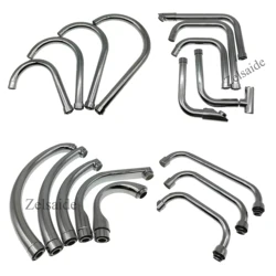 stainless steel kitchen faucet elbow pipe outlet Tube 23/25mm thread size with nut