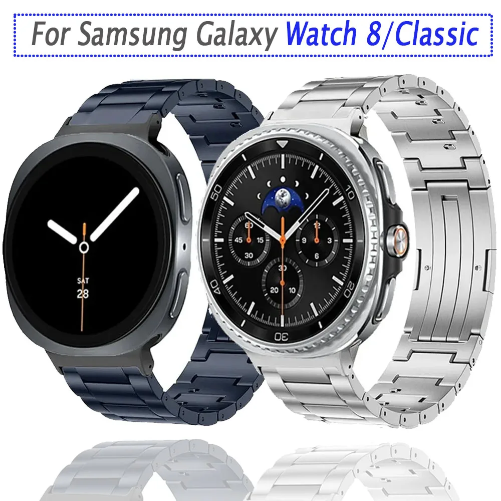 

Титановый ремешок для Samsung Galaxy Watch Ultra 2025 47 мм, металлический быстросъемный браслет для Galaxy Watch 8, 44 мм, 40 мм/8 Classic, 46 мм