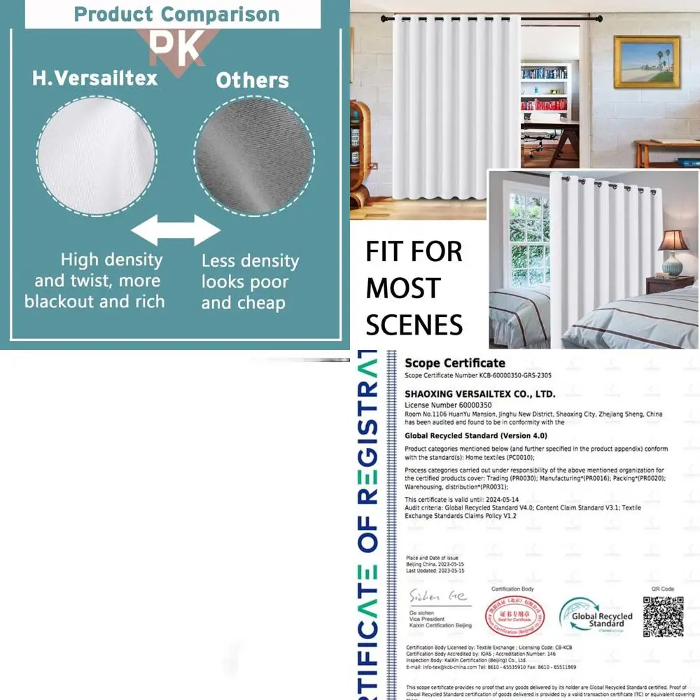 

Портативный разделитель штор для раздвижной двери, высота 8 футов x шириной 10 футов, шумоподавляющий экран конфиденциальности