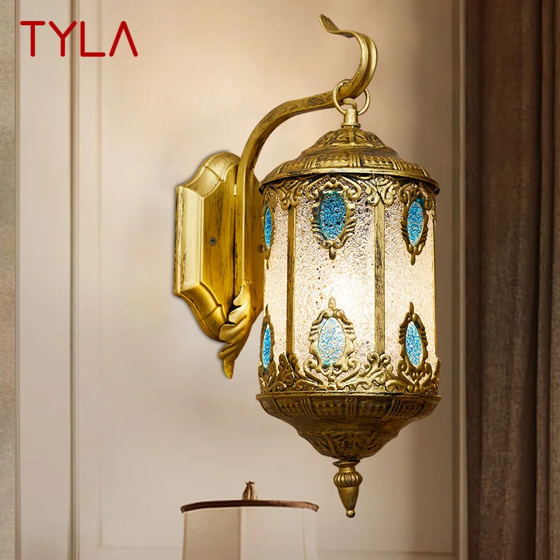 TYLA Mediterranean Bohemian Style Wall Lamp Interior Creative Light Sconce LED Decor for Home Bedroom