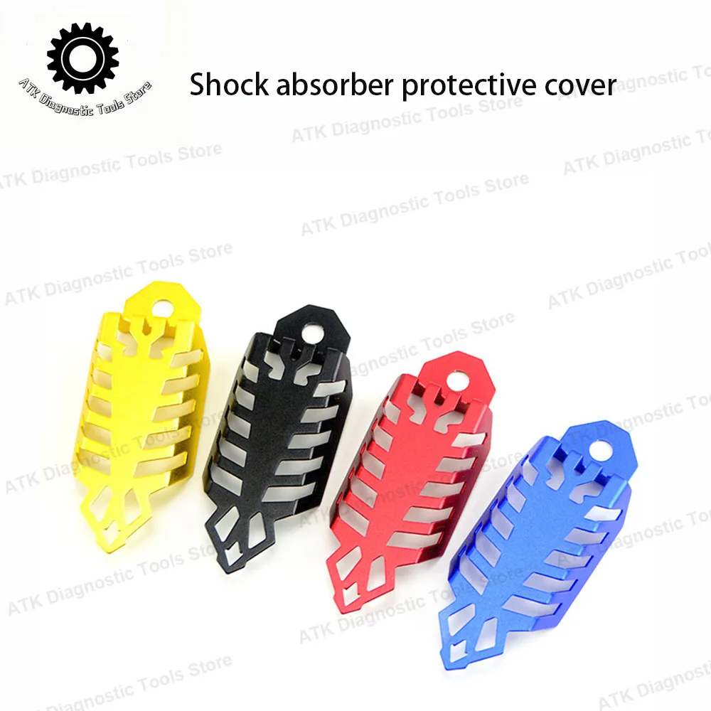 Universal Motorcycle Shock Absorber Suspension Protector Cover  CNC Aluminum Rear Wheel Protection Motorcycle Refitting Parts