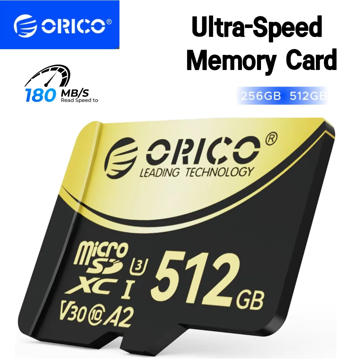 

ORICO 256GB 512GB TF Memory Card Up to 180 MB/s Micro SD Card Full HD 4K UHD C10 U3 V30 A2 for GoPRO DJI Drone Storage SD Card