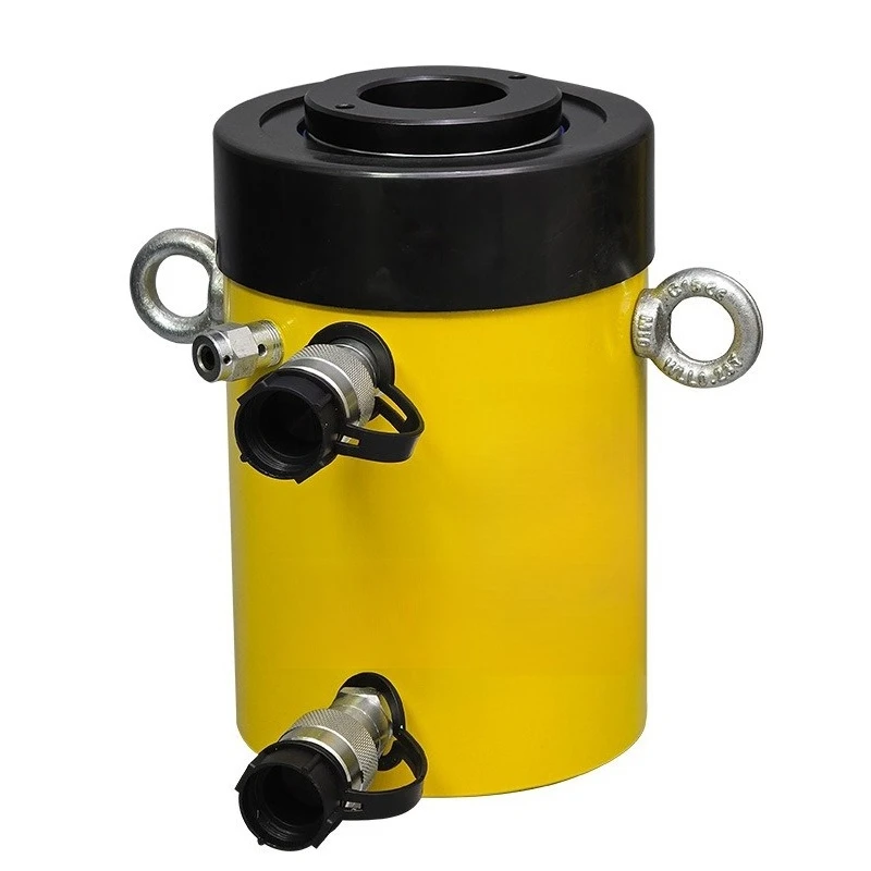 

Hollow plunger split hollow double acting electric