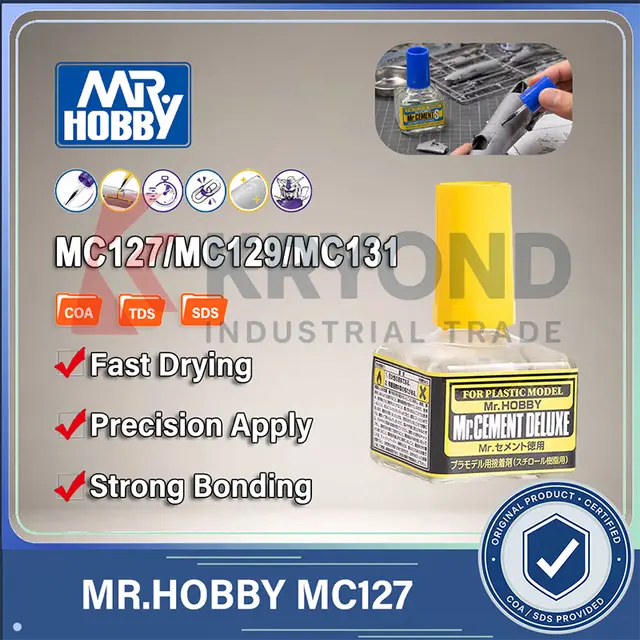 MR.HOBBY MC127 MC129 MC131 MC132 Liquid Plastic Cement Fast Dry Low