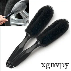 Xgnvpy-Brosse de nettoyage de roue de voiture haute densité, fournitures de lavage de voiture, anneau en acier propre, angle mort, saleté, pneu, 27cm