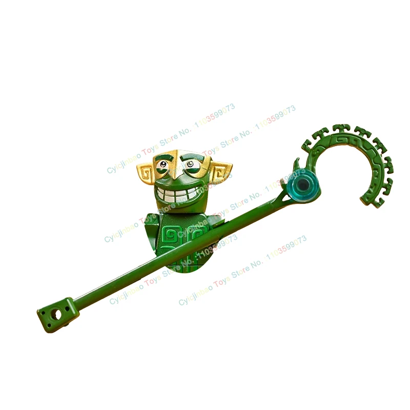 TM07-1+TM07-2 HOT Movie Chniese Myth Left Right Guardian Barrier Beast Models Action Figures Building Block Children's Toy Gifts - Image 3