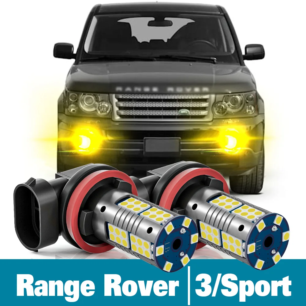 2pcs LED Fog Light For Land Rover Range Rover 3 Sport 1 Accessories 2005 2006 2007 2008 2009 2010 2011 2012 2013