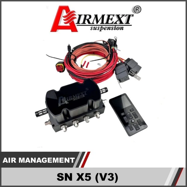 AIRMEXT-AIRMEXT®エアサスペンションシステム,空気圧エアリフト,電子コントローラー,sn x5 (v3),空気管理,トップグレード -  AliExpress