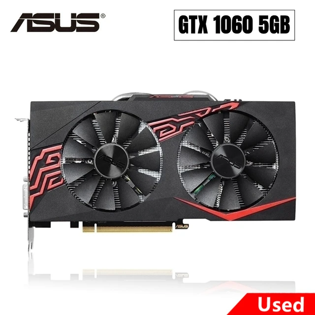 ASUS GeForce GTX 1060 3GB 5GB 6GB oyun grafik kart GDDR5 6pin PCI E 3.0x16 Video kartlar GPU GPU AliExpress