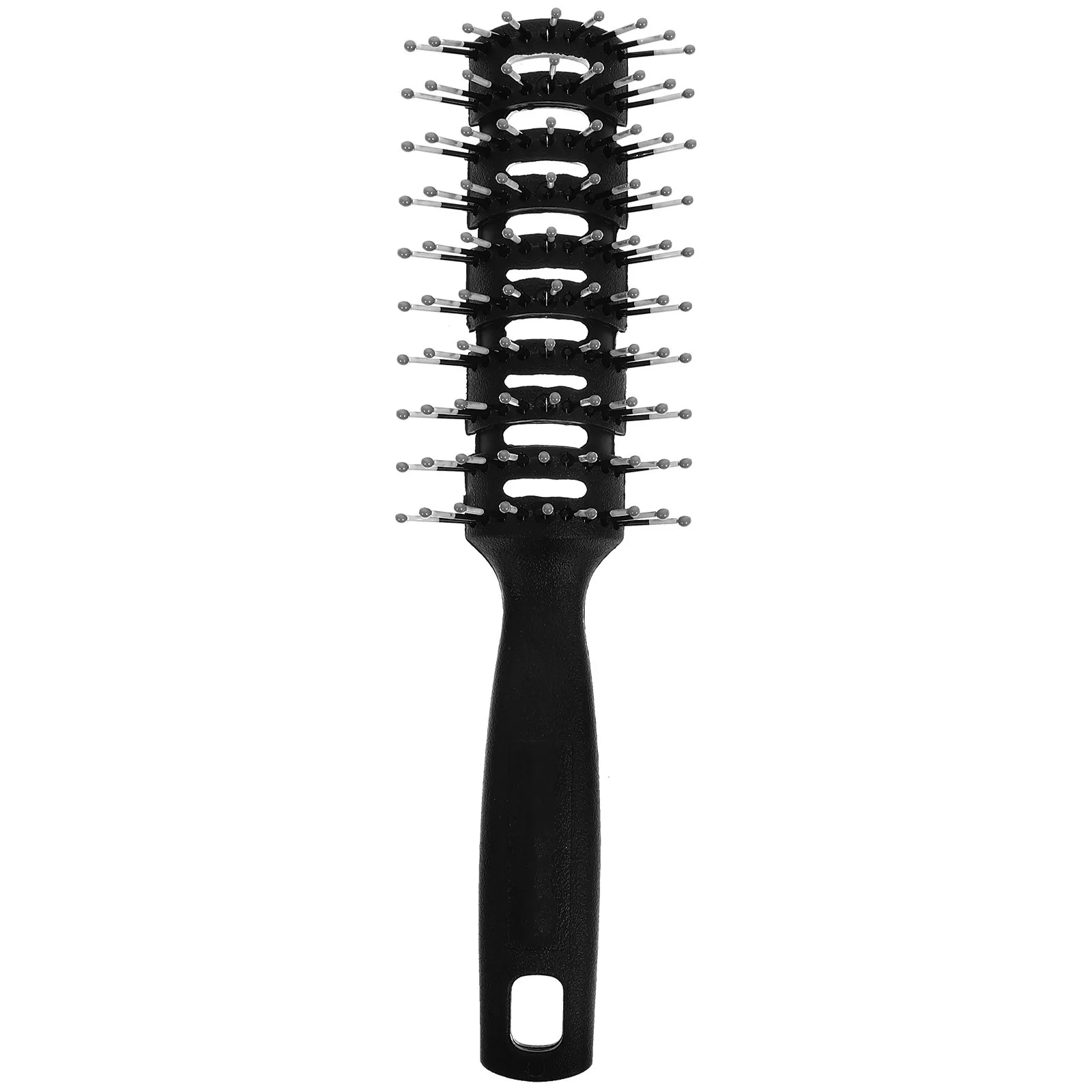 

1Pcs Massage Comb Black Anti-Static Rib Hair Styling Comb Ergonomic Handle Heat-Resisting Scalp Relaxation Hair Care Detangling