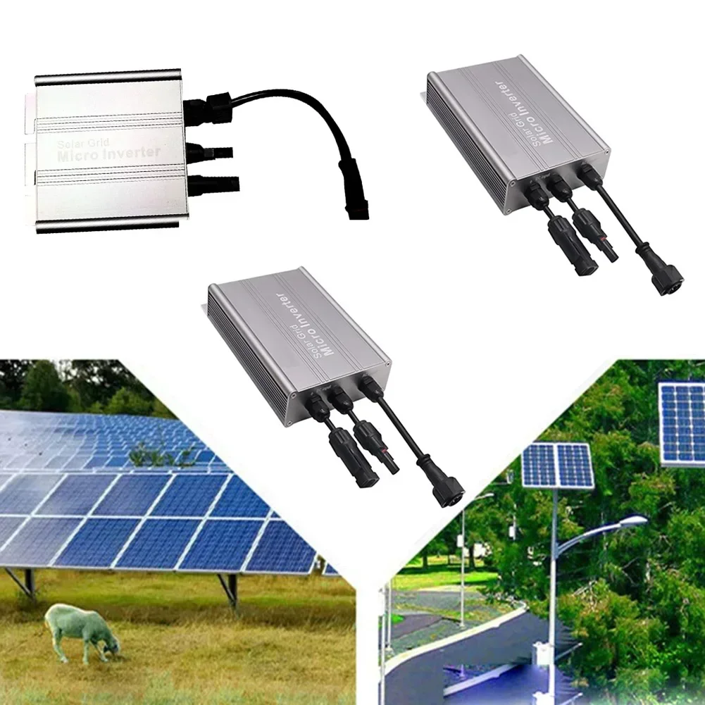 MPPT Solar Grid Tie Micro Inverter 18-50v Micro PV System 180/500/ 700W 120V/230V 50HZ 60HZ Photovoltaic Inverter