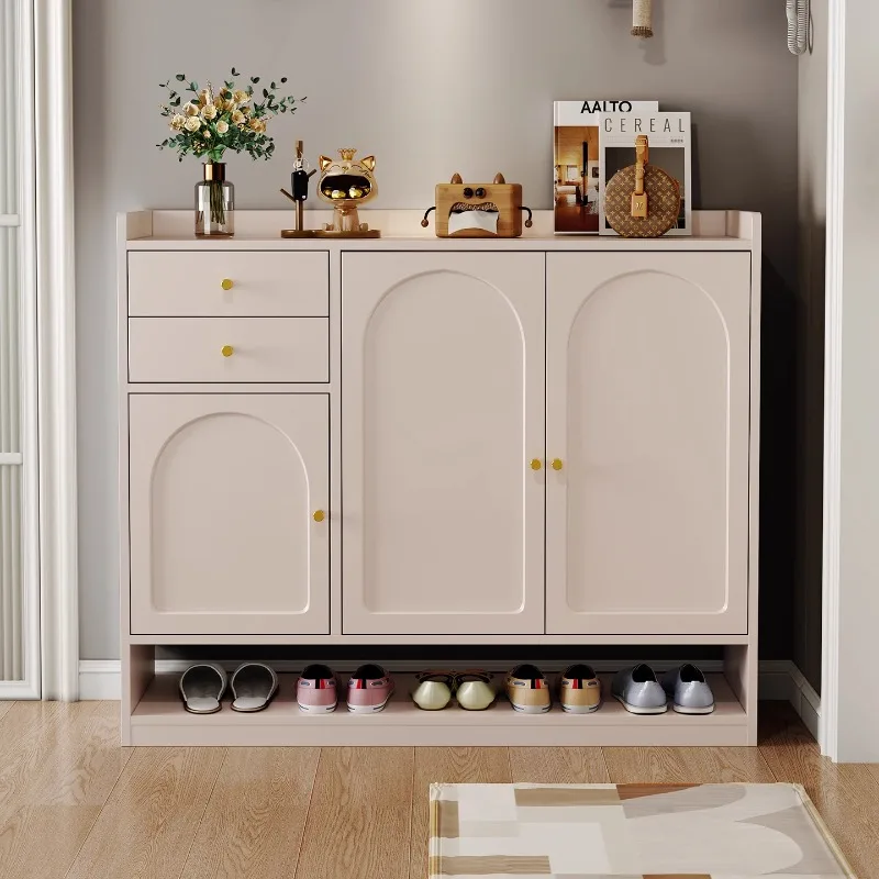 

Organizer Adjustable Shoe Cabinet Dustproof Beutiful Narrow Filing Shoe Cabinet Space Saving Scarpiera Salvaspazii Furniture