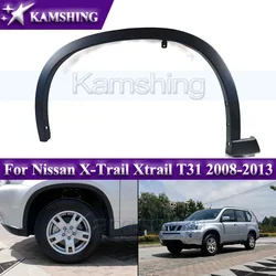 Kamshing Front Rear Bumper Wheel Eyebrow For Nissan X-trail Xtrail T31 2008-2013 Fender Wheel Eyebrow Trim Anti-collision Strip