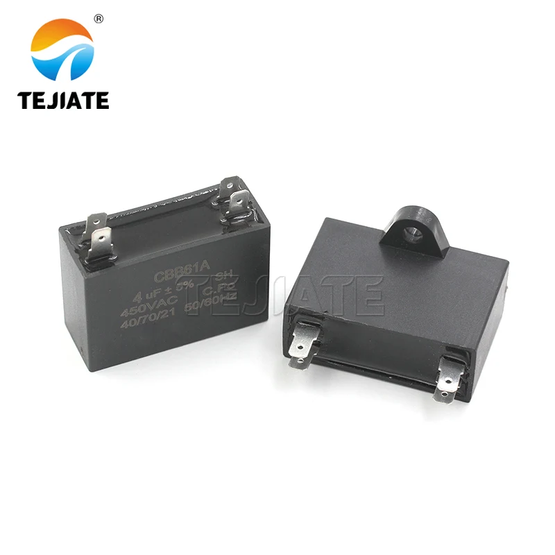 CBB61 مكثف مروحة مكيف الهواء 1.2/1.5/2/2.5/3/3.5/4/4.5/5/6/7/8 فائق التوهج مكثف البدء