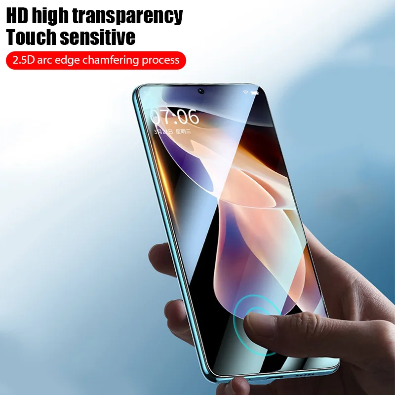 3Pcs Tempered Glass For Xiaomi Mi 11 12 10 9 Lite Screen Protector For Xiaomi Mi 10T 9T Pro Poco X5 Pro X3 F3 X4 M4 M5S M5 Glass