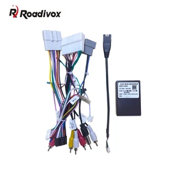 Car 16pin Audio Wiring Harness With Canbus For Nissan Qashqai J11 Stereo Nissan Qashqai J11 X-Trail 3 Installation Wire Adapter