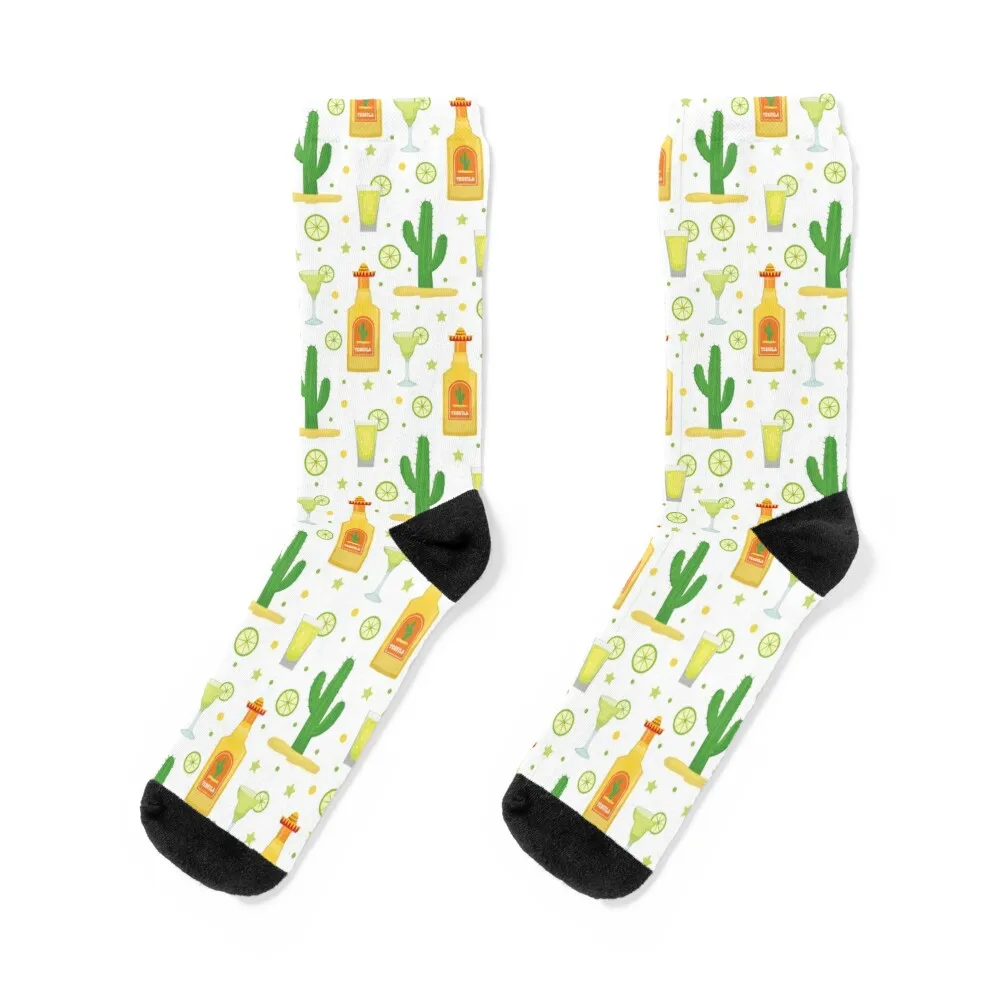 

Margarita Tequila Fiesta Time Socks man winter gifts cycling compression Woman Socks Men's