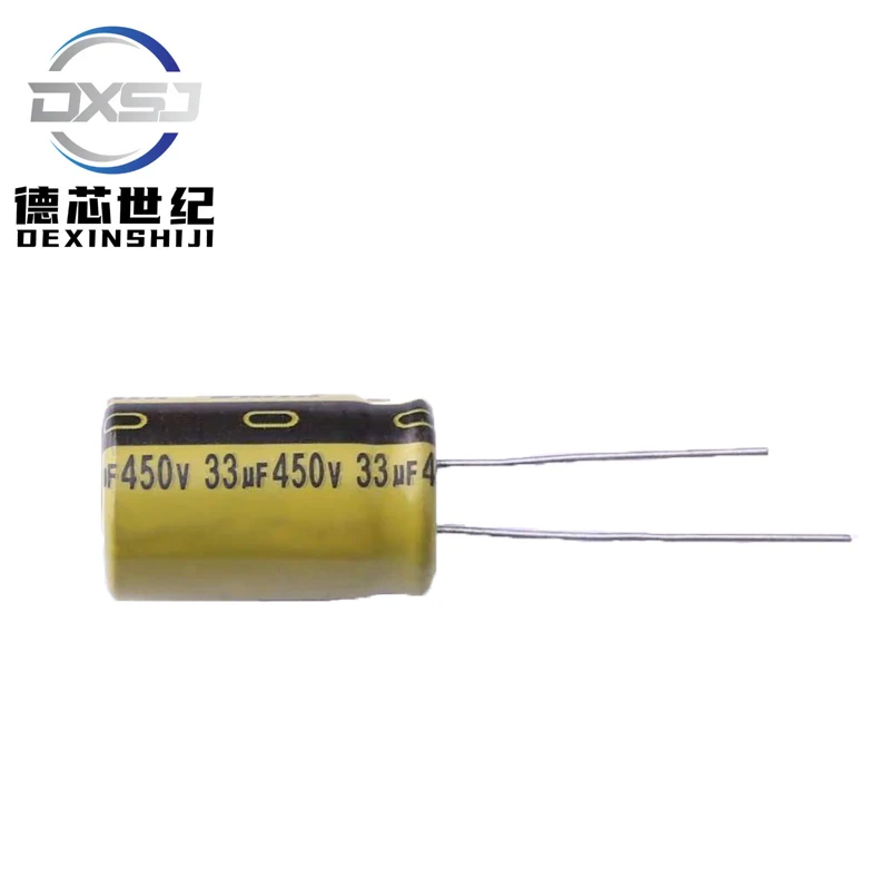 Condensador electrolítico de aluminio en línea, LKML2002W330MF, ± 20%, 450V, 33µ