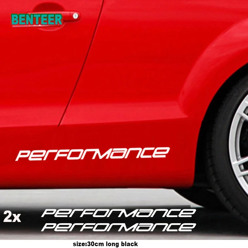 2Pcs Performance Car Body sticker For volkswagen Golf1 Golf2 Golf3 Golf4 Golf5 Golf6 Golf 7 Golf7.5 MK4 MK8 gti R