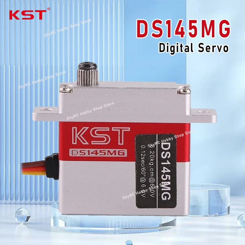

KST DS145MG Digital Servo - 6V, 5KG Torque, 0.12SEC, Metal Gear, for RC Cars, Robotics, Boat & RC Models