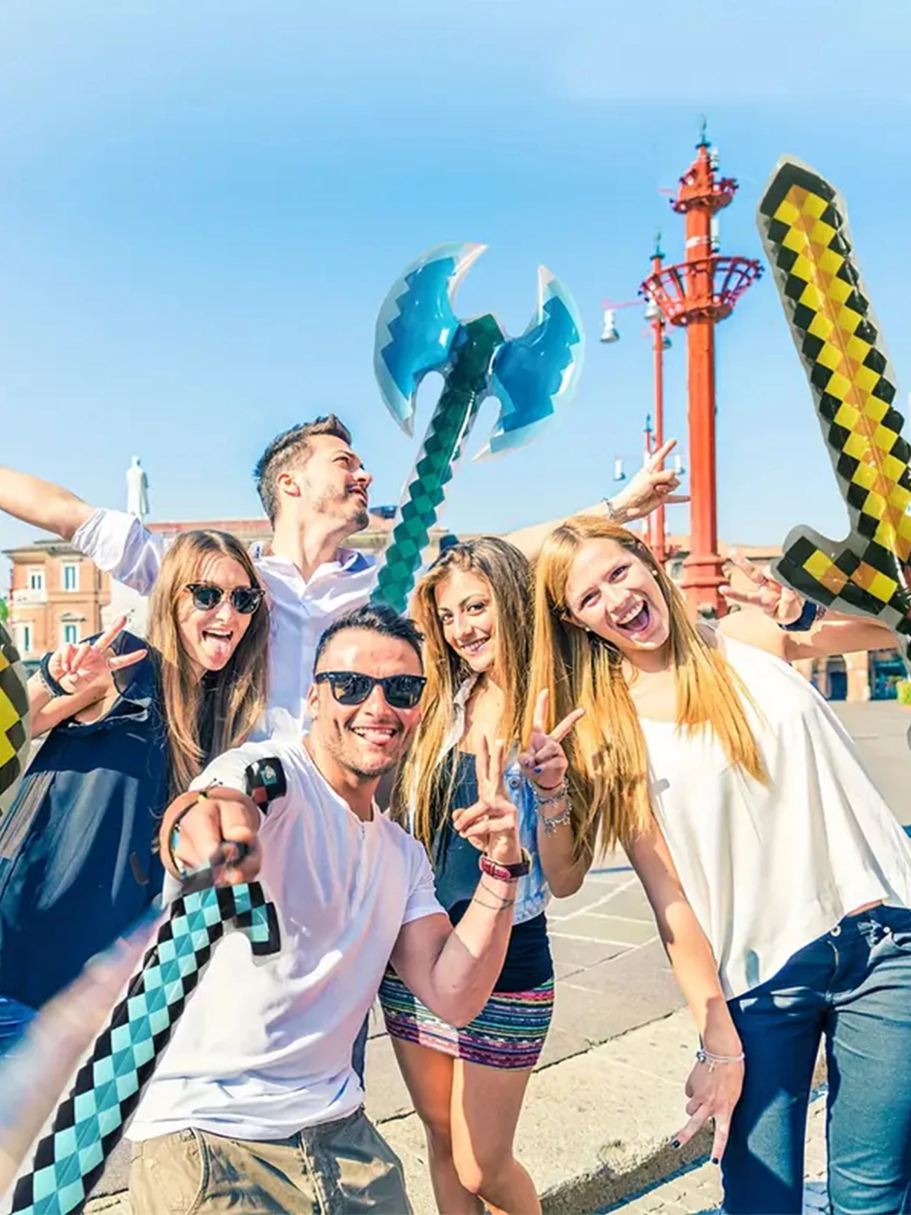 Jouets de Style Pixel, épée de pierres précieuses, jouets pour enfants, jeux à domicile, fournitures gonflables, cadeaux de noël