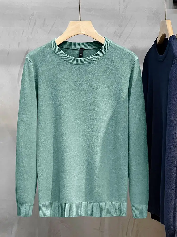 

Мужская трикотажная круглая Ne Base irt Pure Color Inner Wear Korean Sle Winter Busin Casual Long Sve Fce на подкладке