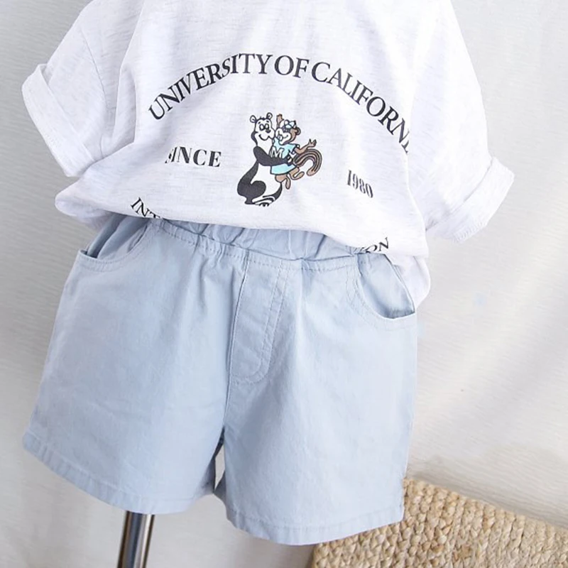 Toddler Boys Girls Shorts Children Shorts Cotton Toddler Kids Short Pant Summer Cotton Boys Beach Shorts Casual Baby Clothing