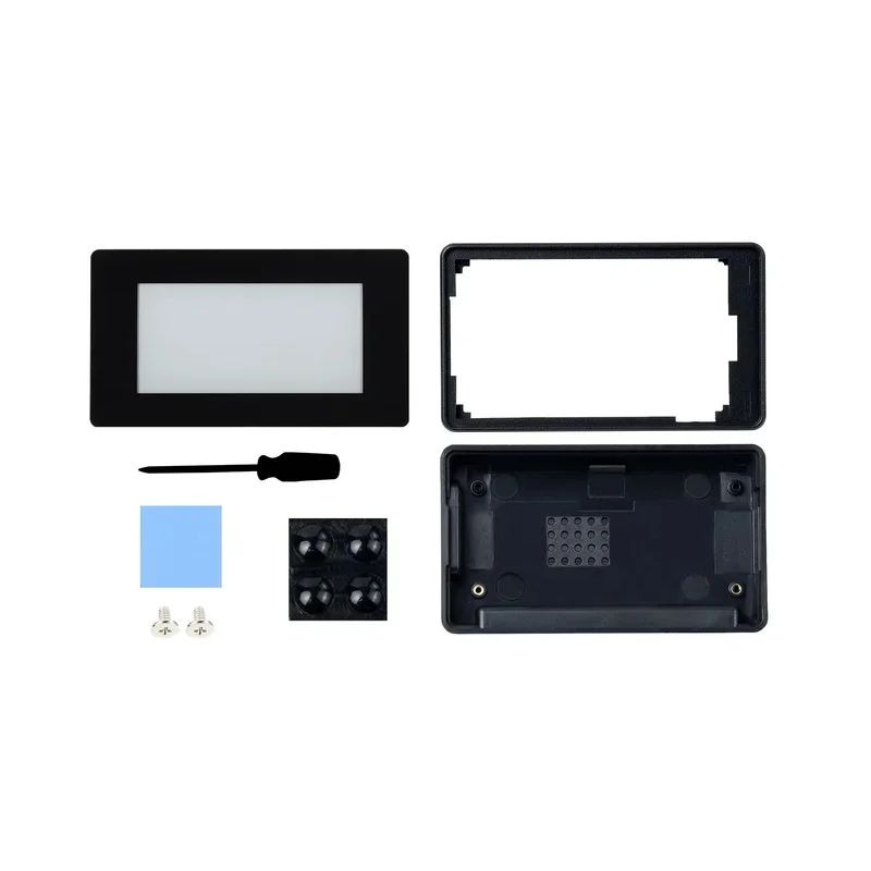 【Waveshare genuine】- V4 2.13inch Touch E-Paper E-Ink Display For Raspberry Pi Zero, 250×122 Pixels, ABS Protection Case, Pwnagot