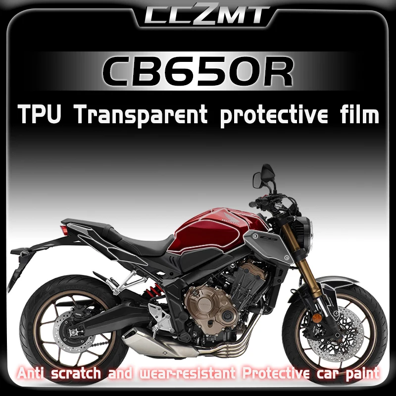 

For Honda CB650R 2021-2023 invisible car body paint protection film scratch resistant fuel tank sticker modification accessories