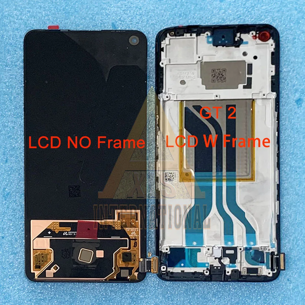 Amoled Original For Oppo Realme GT 2 Pro LCD Frame Display Screen+Touch Digitizer For Realme GT2 Explorer Master LCD RMX3551