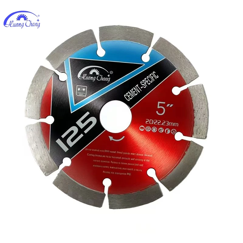 

HuangChang 2pcs 115/125mm Diamond Saw Blade Segmented Cutting Blade for Concrete Granite Stone Masonry Slotting Cutting Disc