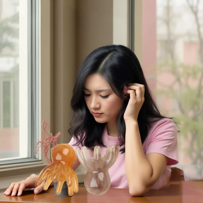 

Resin Octopus Comb Head Massager Meridian Scraping Scalp Massage Brush Acupuncture SPA Gua Sha Health Massage Tool