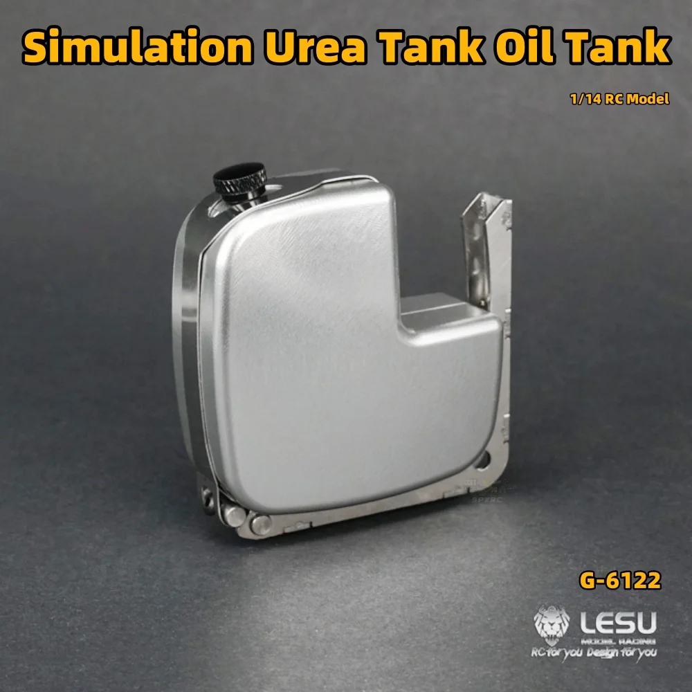 

Urea Tank Fuel Tank G-6122 Simulation Aluminum Alloy Toy For 1/14 Tamiya RC Heavy-Duty Beam Romote Control Trailer Tipper Truck